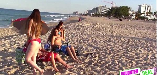  Beach Bait And Switch - Gina Valentina And Kobi Brian - DaughterSwap